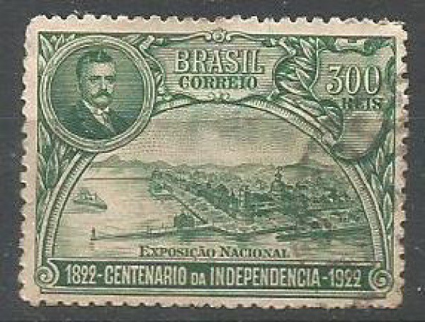 Filatelia : Selos Comemorativo Brasil   - Centenário da Independência , 1922. Ótimo Estado.