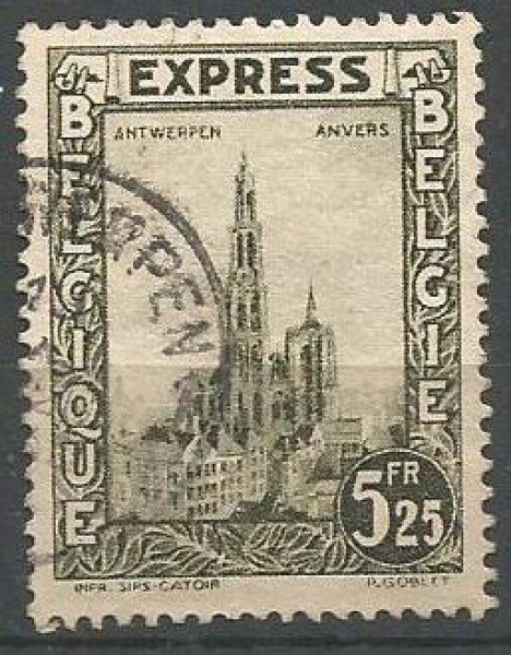 Filatelia : Selos Bélgica Série - Express. MBC