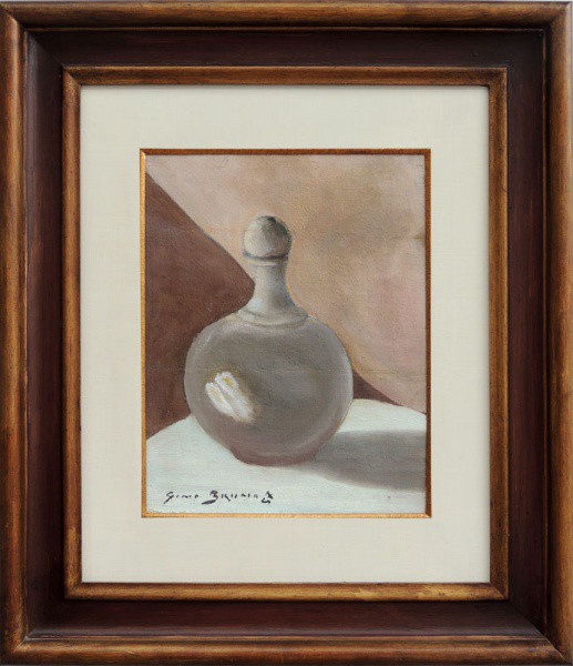 GINO BRUNO, Botija - óleo sobre tela- 33x26 cm - acie