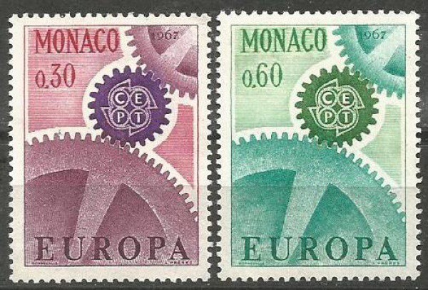 Filatelia : Selos (2) Principado de Mônaco . MINTS