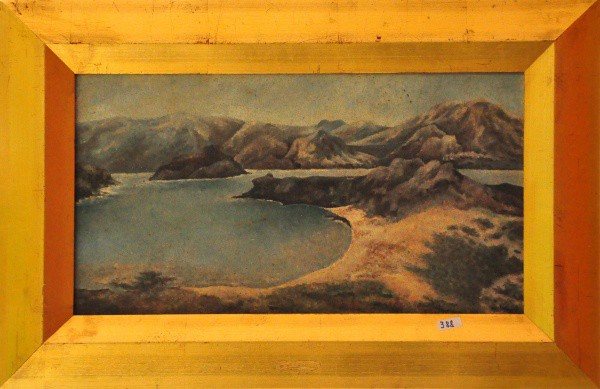 SEM ASSINATURA - ose ( Marinha ) med: 26,5 x 50 cm.
