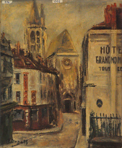 DUPATY - ost ( Paris ) med: 64 x 53 cm.