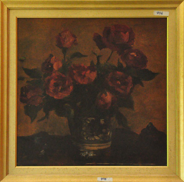 SEM ASSINATURA - osm ( Flores ) med: 44 x 44 cm.