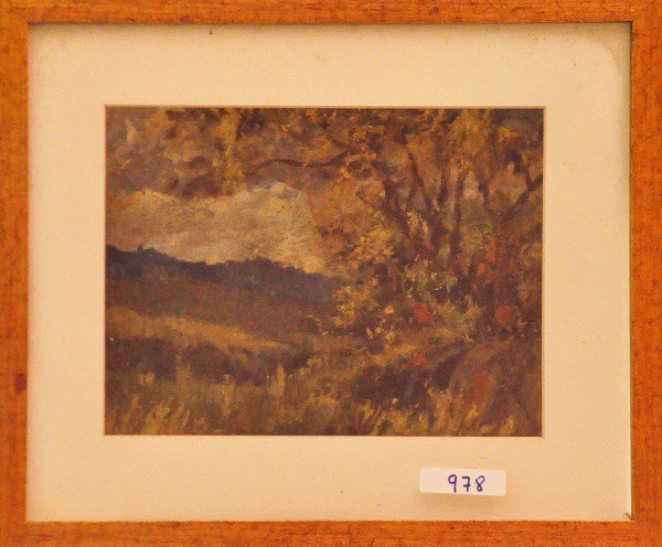 SEM ASSINATURA - osc ( Paisagem ) med: 16,5 x 22,5 cm.