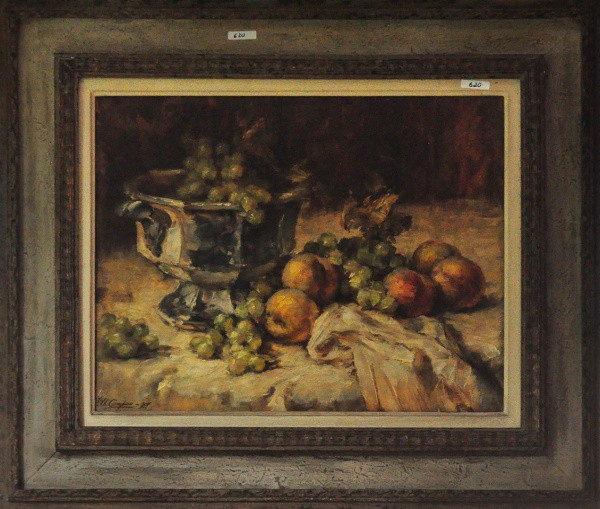 J.U CAMPOS - ost ( Natureza Morta ) med: 50,5 x 65 cm. C/ moldura.
