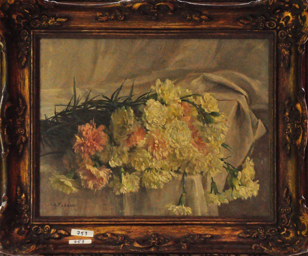 FONZARI - ost ( Flores ) med: 37 x 47 cm.