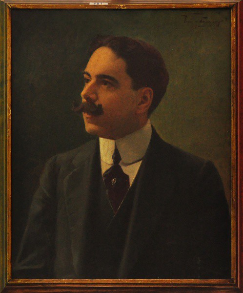 VIEIRA DE CAMPOS - ost ( Figura Masculina ) med: 66 x 54 cm.
