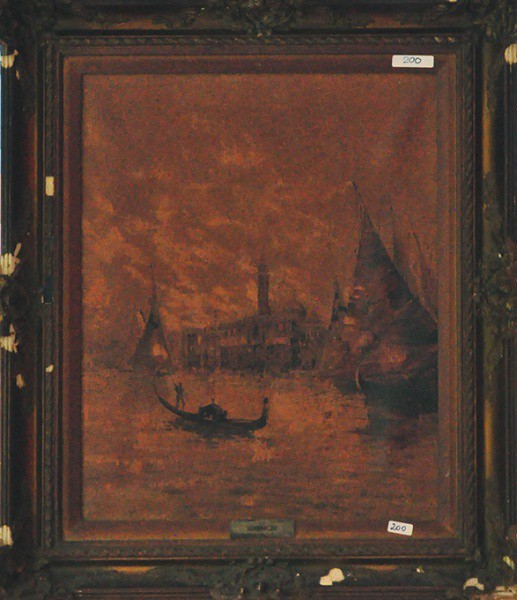 FERENCHZY - ost ( Veneza ) med: 50 x 40 cm. C/ moldura.