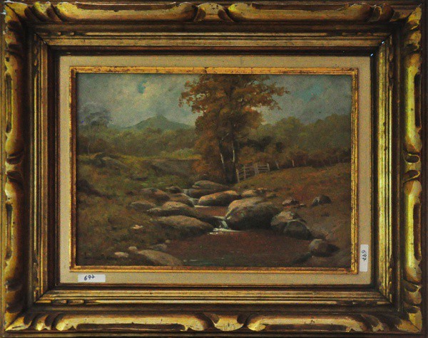 LUIZ PINTO - 33 x 46 - Óleo sobre madeira - Paisagem