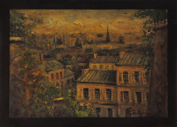 POIRIL - ost, datado em 1972 ( Paris ) med: 40 x 55 cm.