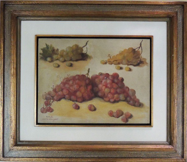 ANITA MALFATTI, Natureza Morta - óleo sobre tela/placa - 30x41 cm - acie