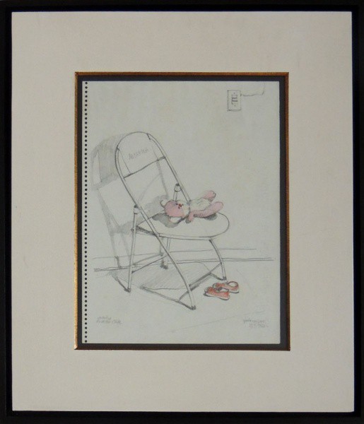 PAULO VON POSER, Saudades de Sábado a tarde - técnica mista - 32x23 cm - acid 1982