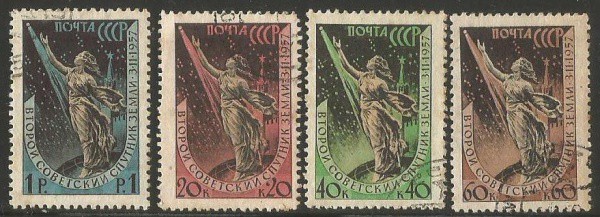 Filatelia : Serie de Selos Russos, 1957. Ótimo Estado.