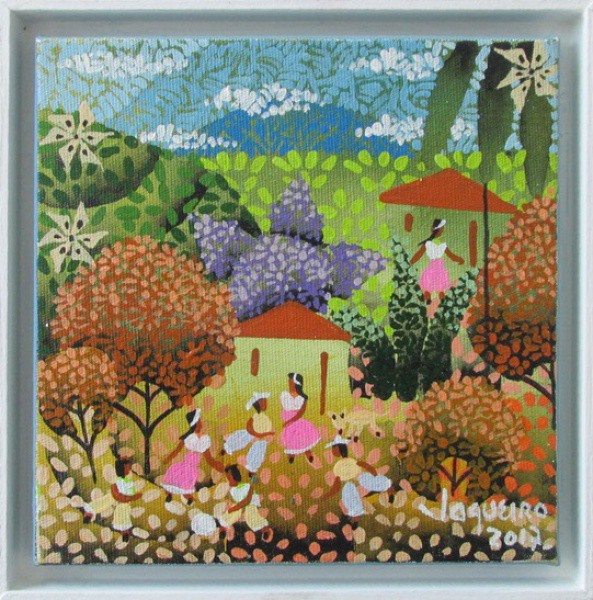 VAQUEIRO - ost ( Paisagem ) med: 16 x 16 cm.