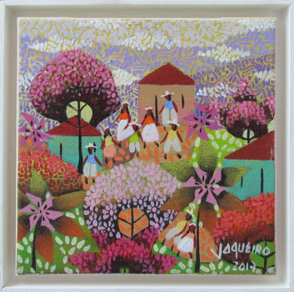 VAQUEIRO - ost ( Paisagem ) med: 16 x 16 cm.