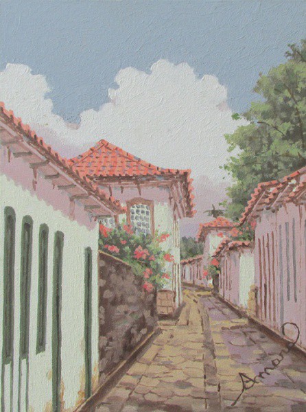 JOEL FIRMINO DO AMARAL - ost ( Paraty ) med: 24 x 18 cm.