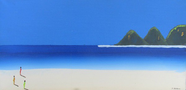 T. RUIZ - ost ( Paisagem ) med: 20 x 40 cm.