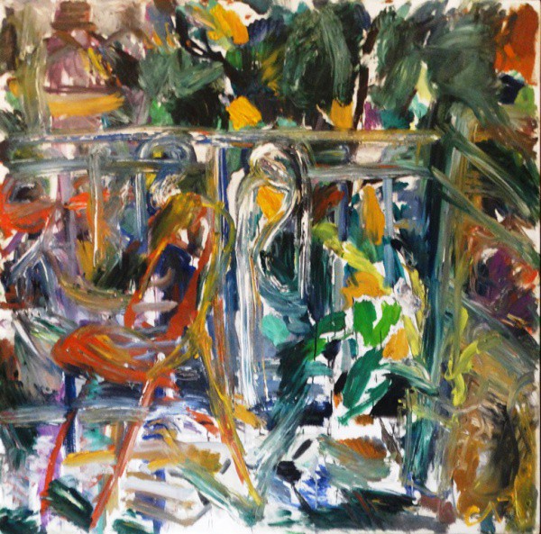 ANTONIO HÉLIO CABRAL. Sem título - o.s.t. - 130 x 130 cm - assinado e datado 88 no cid.