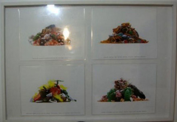 Vik Muniz - Impressão Off Set - Edição de 187/ 200 com moldura, Editada pela printted matter Inc. NY