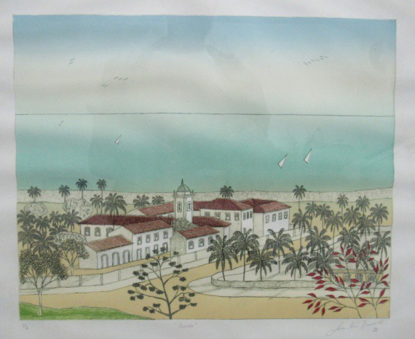 Gravura PA 50 x 70 cm `Olinda` ass. Lucas Pennacchi