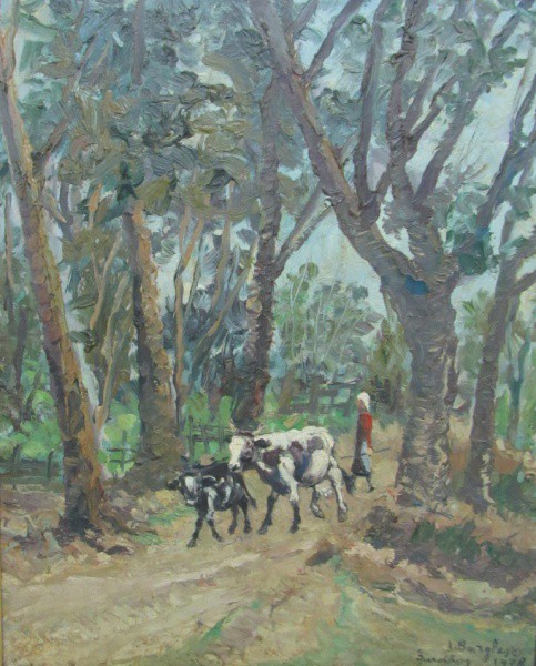 OST 43 x 35 cm `Sem Título`  ass. Inocencio Borghezi 1978