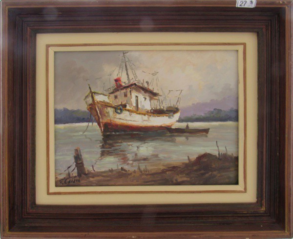 OST 29 x 39 cm `Velho Barco` ass. Romeu Caiani