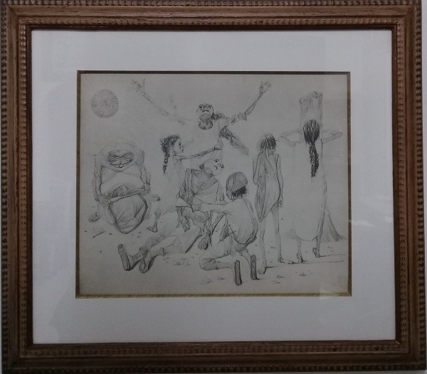 PORTINARI, GRAVURA DO ALBO. 22 X 25 cm.