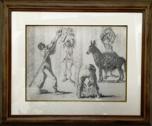 PORTINARI, GRAVURA DO ALBO. 22 X 25 cm.