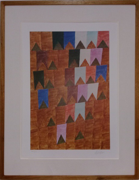 ALFREDO VOLPI, GRAVURA A 170/250. 60 X 45 cm