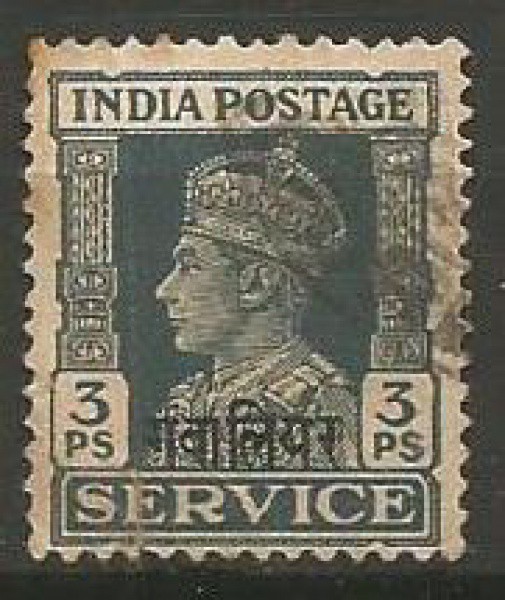 Filatelia : Índia Britânica , efigie  Rei George VI , 1939. Ótimo estado