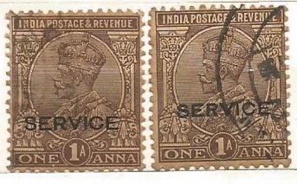 Filatelia : Selos (2) Índia Britânica, Rei George VI. MB
