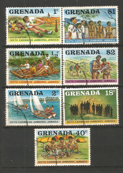Filatelia: (7) Selos de Grenada. NOVOS.