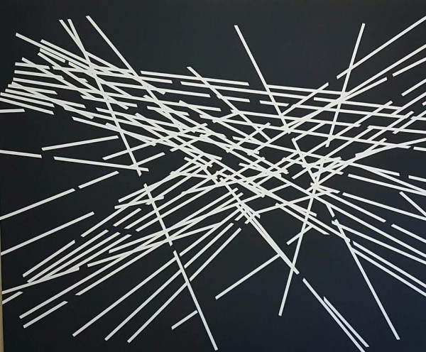 Marcelo Rebelo de Souza - Em pó de carvão s/ tela - 155x130 cm