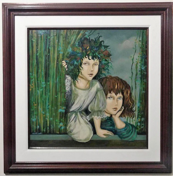 Quadro Martinolli - Flora - Rio 1981 - Assinado - Oleo Tela