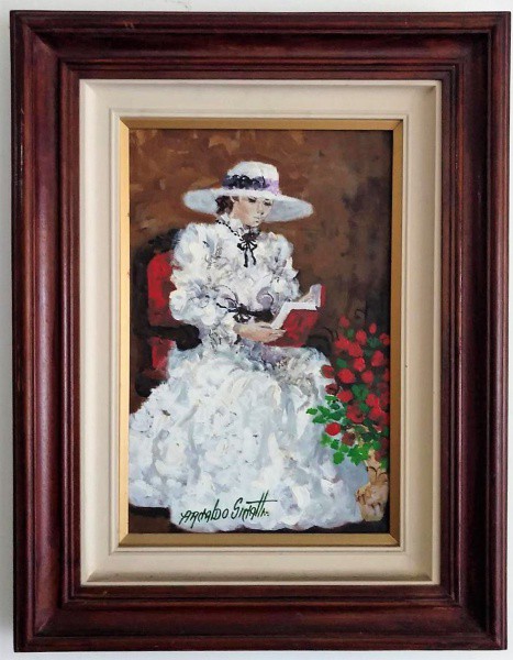 Arnaldo Sinatti - Reflexões do Amor - 0,62 cms x 0,48 cms, Assinado -