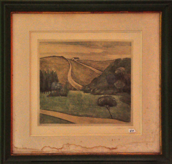 REBOLO - 32x36 - Gravura numerada 56-75 - Cena rural