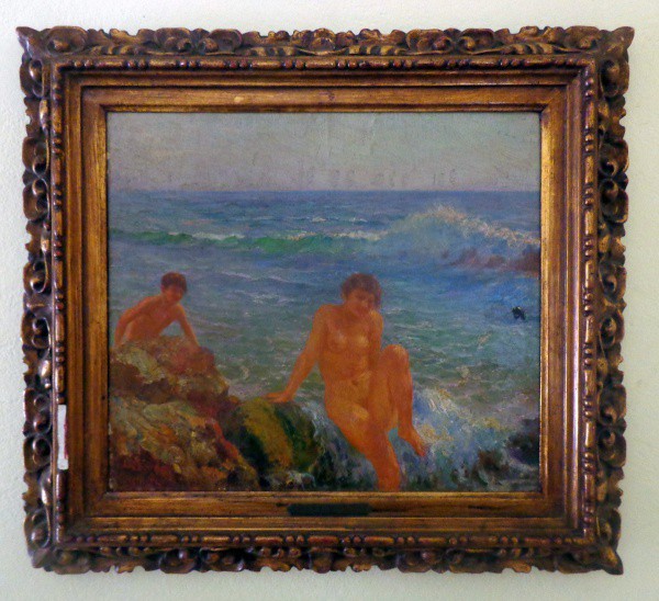 RUNDEL - óleo sobre tela (nu feminino) - Med: 39X36 cm.