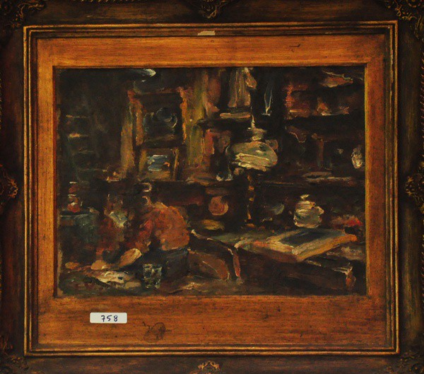 E.VIGELLI - Med: 29 x 38 cm O.S.T - Interior
