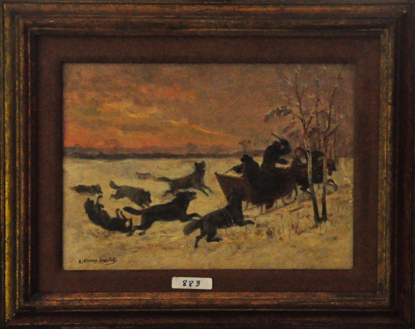 A. WICSKUZ WINEZ - osm ( Cena de inverno ) med: 29 x 38 cm.