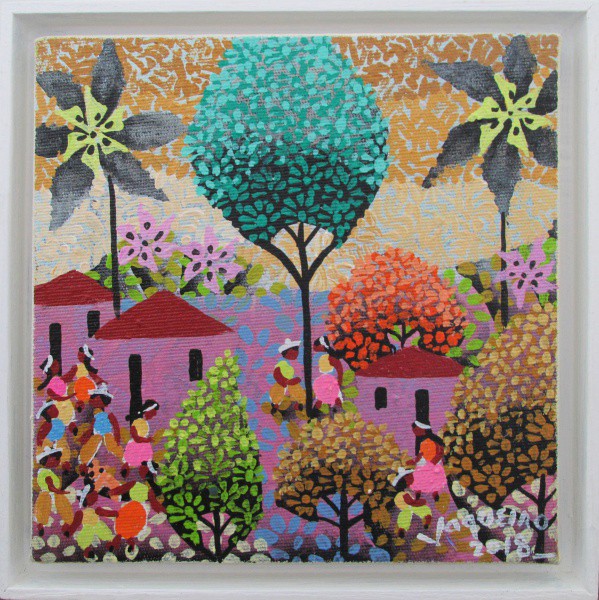 VAQUEIRO - ost ( Paisagem ) med: 16 x 16 cm.