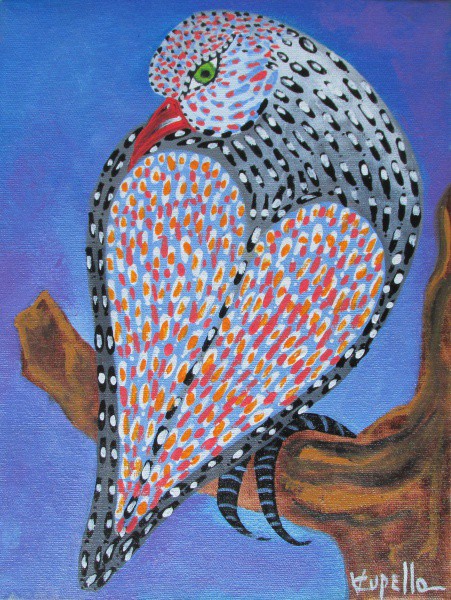 VALERIA CUPELLO - ost ( Pássaro ) med: 16 x 21,5 cm.