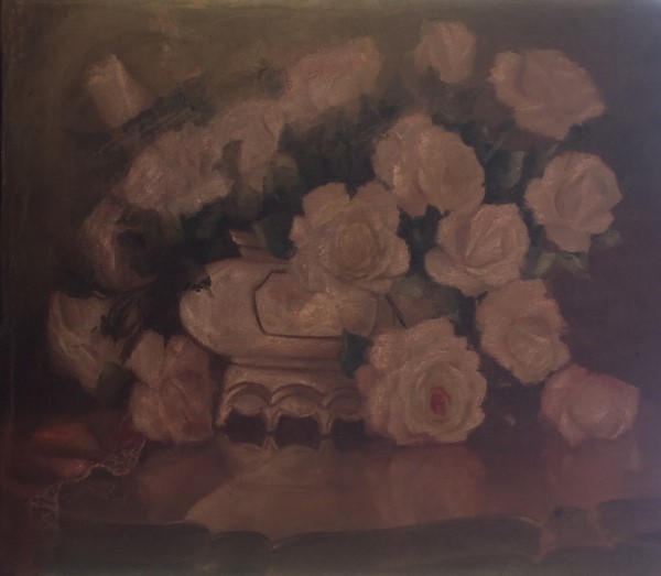 CARLOS REIDER - ost ( Flores ) med: 46 x 56 cm. S/ moldura.