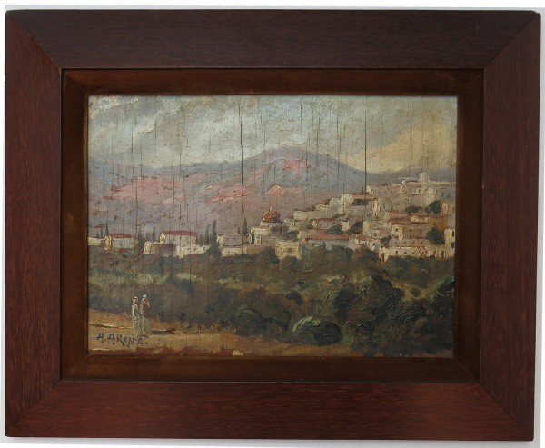 ARENA, Paisagem com Figuras, OSM, ACIE, 22 x 31 cm.