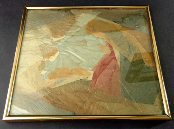 Raro Quadro, Madona E Menino Com Anjos - 26,5x24 - Kobbing