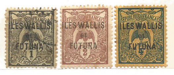 Filatelia : Selos (3) Ilhas Wallis e Futuna 1920-1922. MBCfila