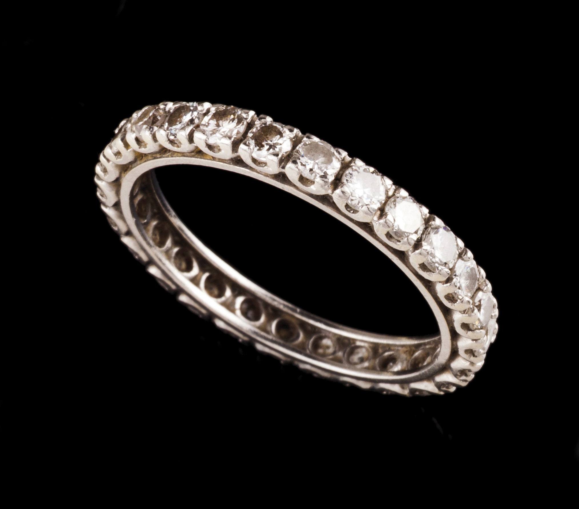 Aliança de diamantes