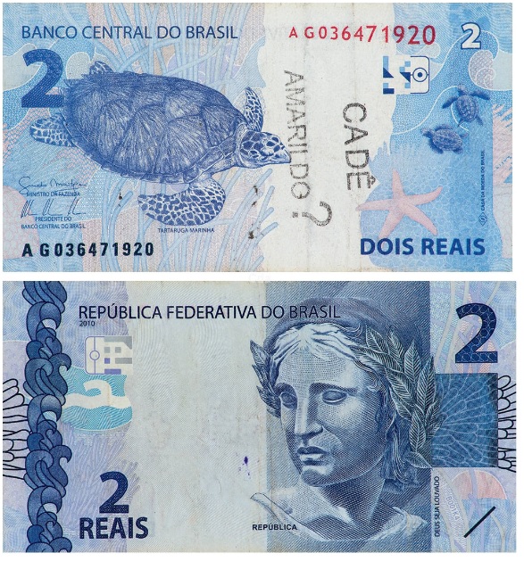 Cadê Amarildo? / Dois Reais - Cildo Meireles (1948)