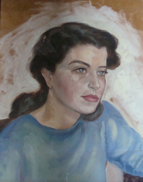 Retrato de Patrícia Bins - NÃO ASSINADO - João Fahrion - Joao Fahrion