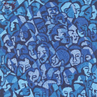 Multidão Azul - Claudio Jose Tozzi - Claudio Tozzi - Cláudio Tozzi - Claudio Tozi