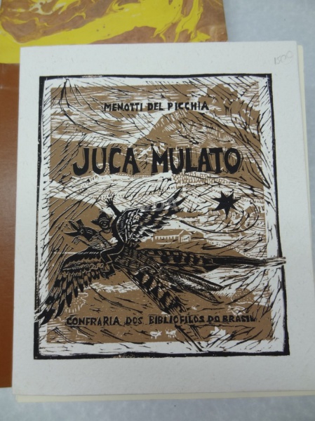 PICCHIA, Menotti  Del. - JUCA  MULATO. Confraria dos Bibliófilos do Brasil. São Paulo, 1997.
